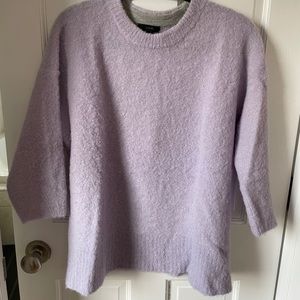 J Crew Lavender Alpaca Sweater